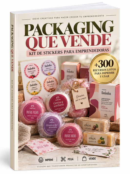 PACKAGING QUE VENDE + 4 BONOS EXCLUSIVOS 🎁